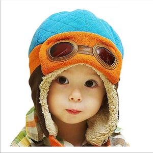 Baby Winter Warm Cap Hat Beanie Pilot Aviator